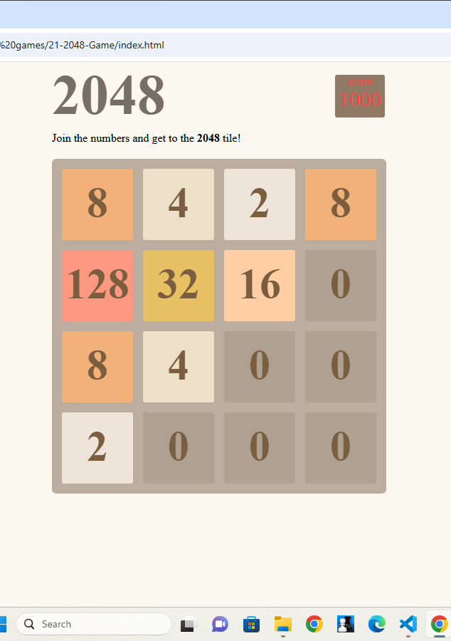 2048 Game png